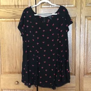 Fox print Torrid blouse